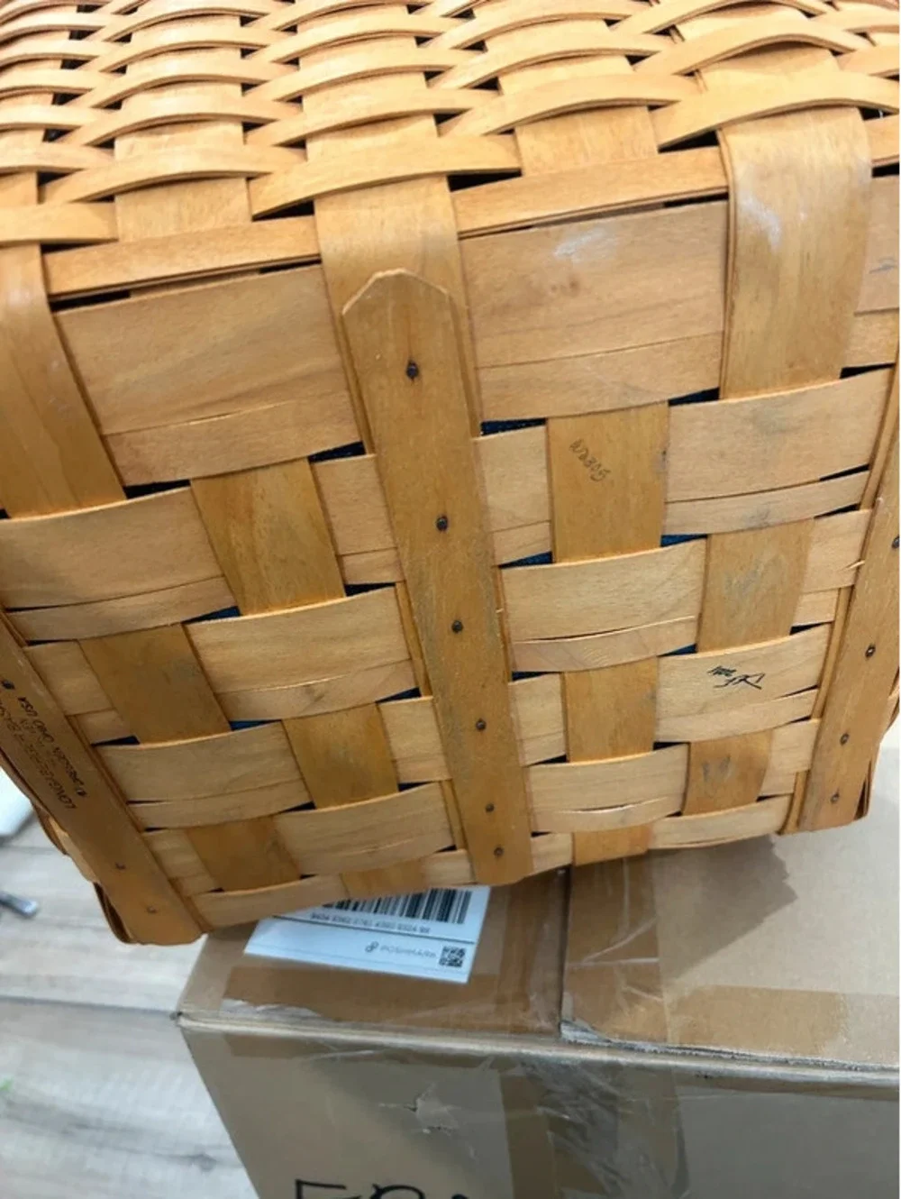 Longaberger Book keeper basket & liner